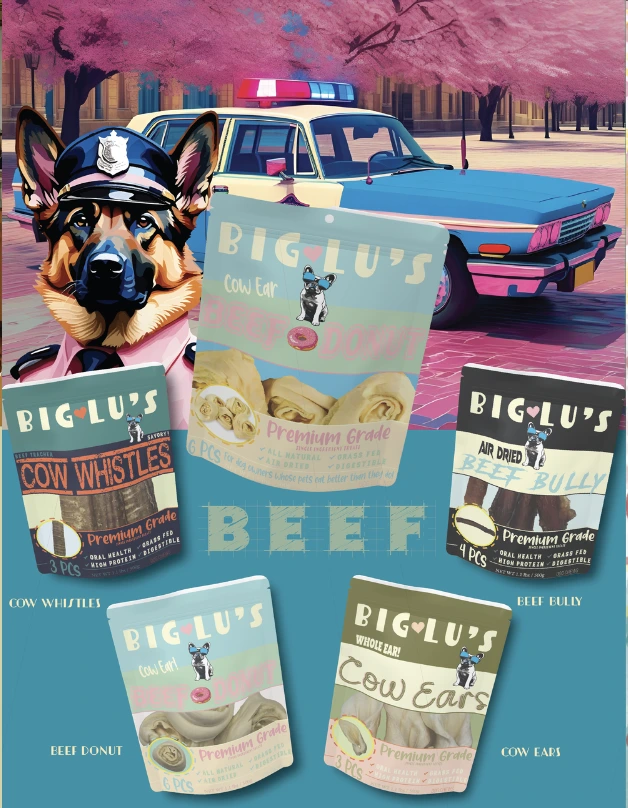 Big Lu’s beef chews catalogue collection
