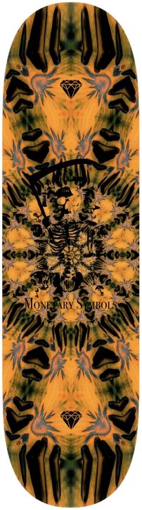 Monetary Symbols skateboard 29