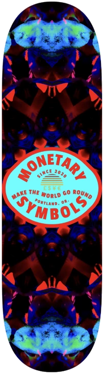 Monetary Symbols skateboard 34
